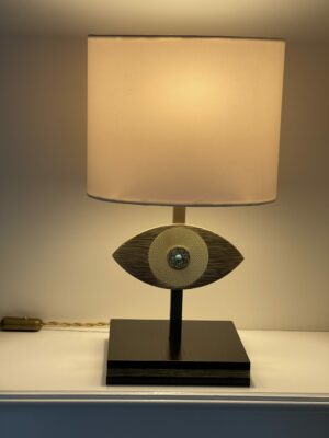 LAMPE BZE MAT TURQUOISE ALLUMEE