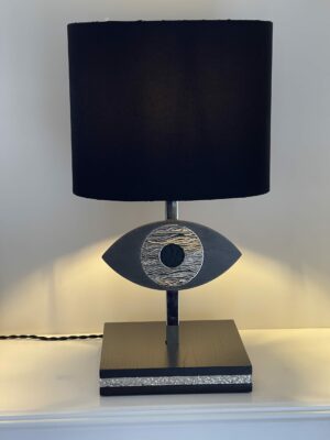 LAMPE CANON NICKEL MOZART ALLUMEE