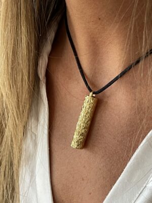 Mez rond secret Hammered doré