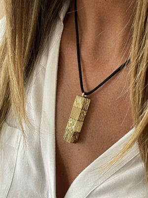 Mez original carré 4 motifs doré