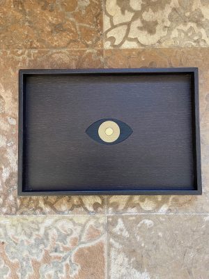 plateau Eye noir et or